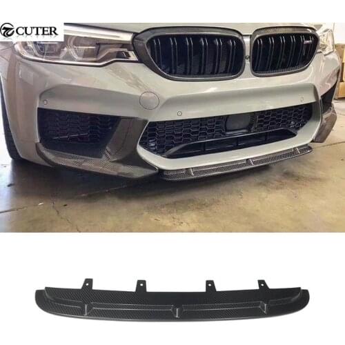 F90 M5 G30 5 series MP style Carbon Fiber Front Bumper lip for BMW F90 M5 G30 M5 bumper car styling