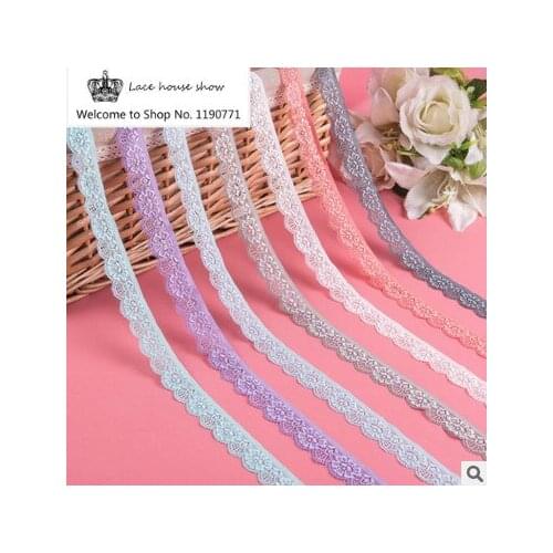 Multicolor stretch stock fabric bra underwear lace accessories 10Yards