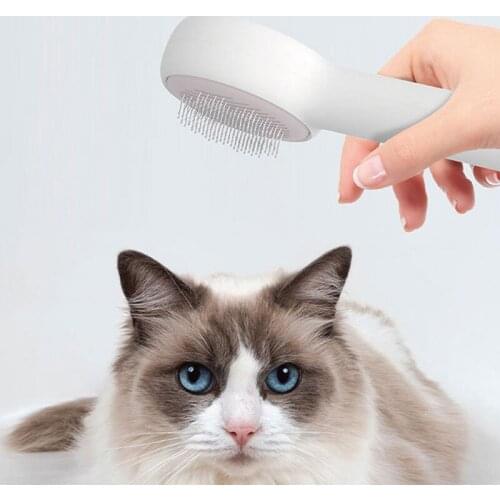 Self Cleaning Slicker Brush for Dog and Cat Removes Undercoat Tangled Hair Massages Particle Pet Comb Improves Circulation