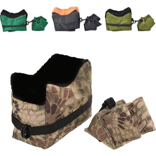 Tactical Sniper Shooting Gun Rest Bag Set Front & Rear Rifle Target Bench Unfilled Stand Support Sandbag Hunting Accessories Bag
