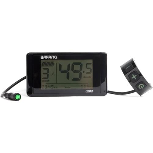 Bafang C961 LCD Display Electric Bicycle Conversion Parts Mid Motor Hub Motor BBS01B BBS02B 36V 48V 750W E-bike Accessories