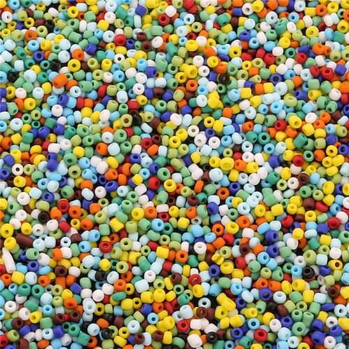 20g 700pcs 8/O 3mm dull polish frost Solid Color Czech Glass Seed Beads For DIY Bracelet Necklace Earring Charm Jewelry Making