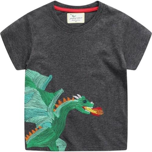 2021 Summer New Baby Boys Cartoon T Shirt Kids Boys Casual Short Sleeve T Shirt Baby Boys and Girls Korean Cotton T-shirt 2-7Y