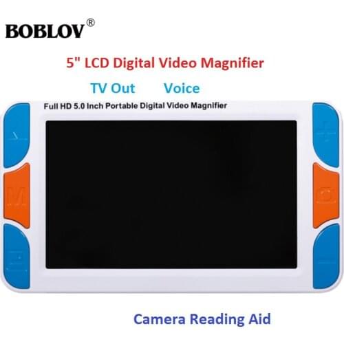 3-48X 5inch LCD Display portable magnifie Low Vision Video Magnifier electronic reading aid Digital Handheld portable Magnifier