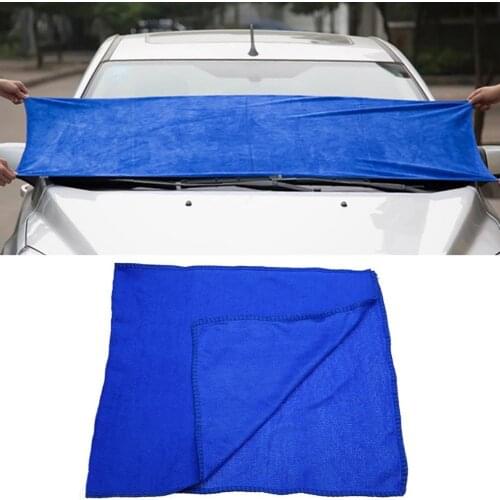 70CM * 40CM Car Wash Cloths Microfiber Soft Strong Water Absorption Car Clean Cloth Washing Cleaning Towel XL