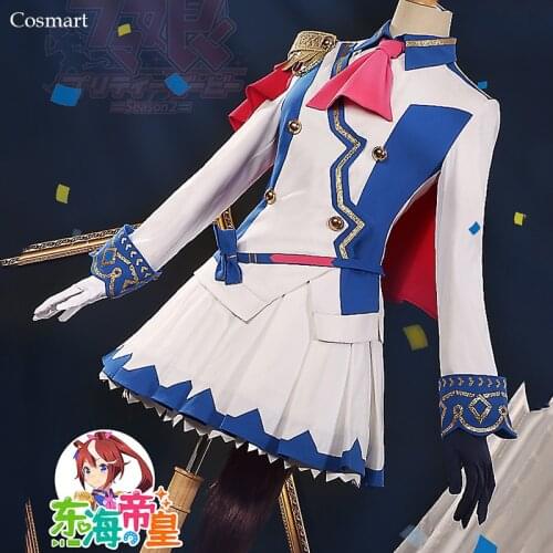 Anime Umamusume:Pretty Derby Tokai Teio Uniform Dress Cosplay Costume Halloween Party Outfit For Women NEW