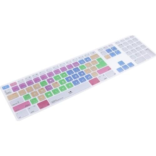 For Apple Keyboard Cover Avid Pro Tools Hot Keys Shortcut Keyboard With Numeric Keypad Wired Usb For Imac G6 Desktop Pc Wired