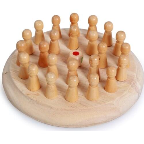 Montessori Baby Memory Match Chess Games For Kids Wooden Toys Family Games Educational Toys for Children Brain Teaser Montessori