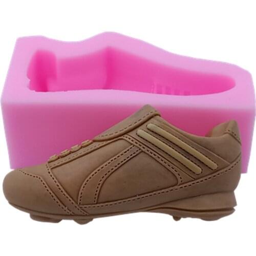 Shoe Design Silicone Soap Mold Mousse Cake Chocolate Wax Silicone Molds Decorating Gypsum Resin Crafts Mold