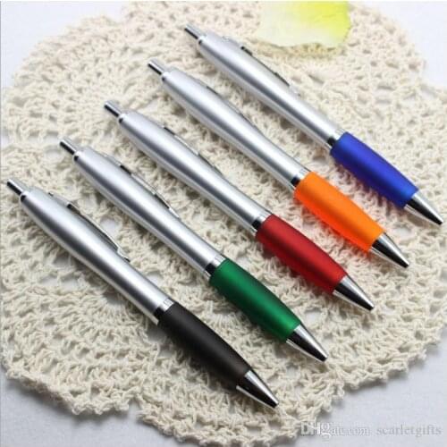 Factory Transparent rubber grip plastic promotional pen can add client logo cheap price branded ball pen nice design ballpoint 1