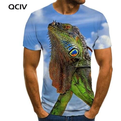 3d Tshirt Lizard T shirt Men Animal Tshirts Casual Blue Sky Anime Clothes Harajuku T-shirts 3d Mens Clothing summer Printed Slim