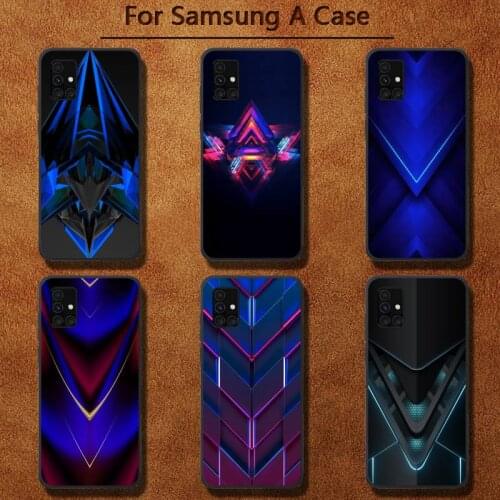 Cool abstract geometry Phone Case for Samsung A91 01 10S 11 20 21 31 40 50 51 52 70 71 72 80 A2 CORE A10