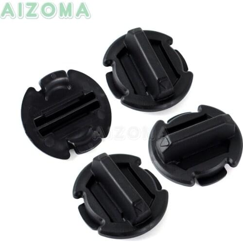 4pcs ABS Plastic Floor Drain Plug Body Cover Cap For Polaris RZR 900 900-S 1000-S / RZR XP 1000 / RZR Turbo 2014-2017