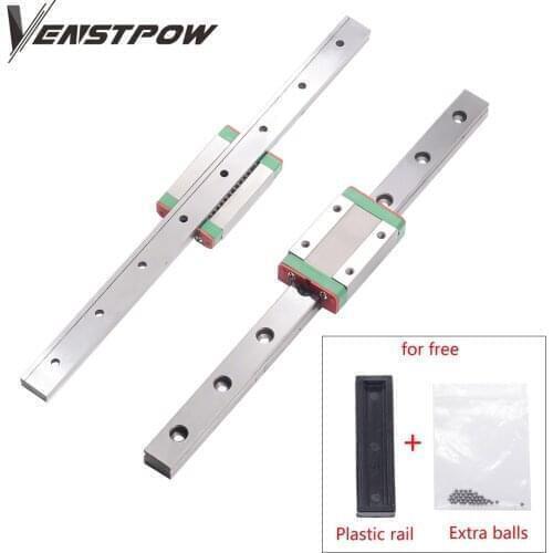 MGN MGN12 MGN15 MGN7 MGN9 300 350 400 450 500 600 800mm miniature linear rail slide 1pc MGN12 linear guide+1pc MGN12H carriage