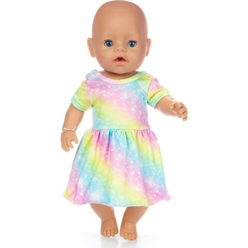 New 14 style dress Doll Clothes Fit For 43cm baby Doll clothes reborn Doll Accessories