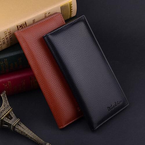 2018 Summer New Style Fashion New Mens Bifold Leather Multi Credit Card Holder Checkbook Purse Wallet Clutch