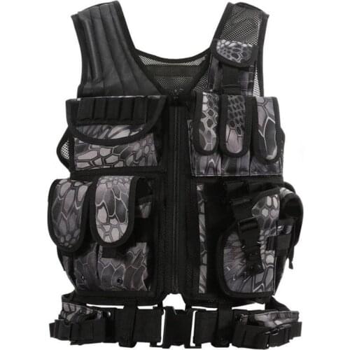 NEW Camouflage Tactical Vest Man Outdoor Adventure Equipment Amphibious Field Cs Multifunctional Safety Protective Clothing One
