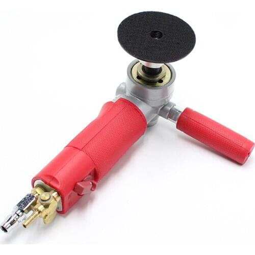 Pneumatic Water Mill with 3 /4 Inch Tray for Jade Marble Automobiles and Machinery Straight Shank Water Injection Polisher