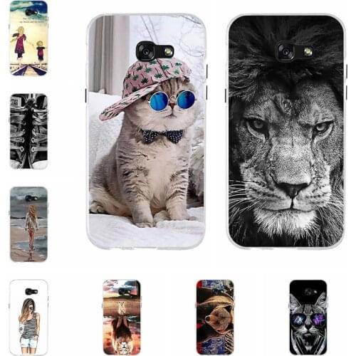 Silicone TPU Case For Samsung Galaxy A5 2017 Back Case For Samsung A5 2017 A520F A520 Phone Cover Protective Bumper