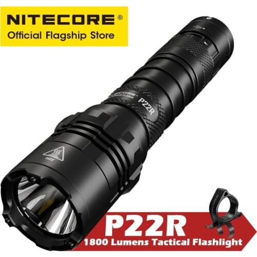 NITECORE P22R Tactical type-c Direct Charge 1800 Lumens Instantaneous Flash Strong Light Flashlight