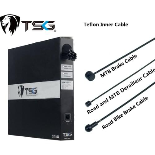 TSG Bike Brake Cables / Derailleur Inner Cable Road MTB Lining for Shimano Sram Bicycle Shifting Cables Core Wire Line Black