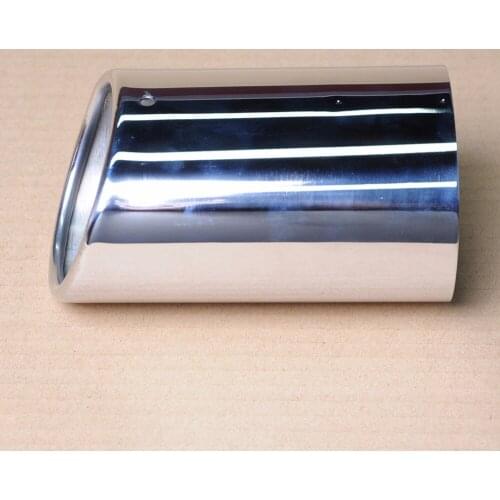 For Universal Car Oval Stainless Steel Exhaust Muffler Tail Pipe Tip Inlet 72mm [QP1045]