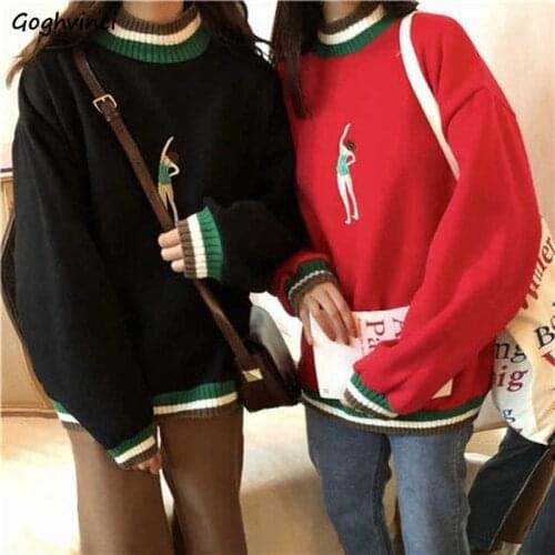 No Hat Hoodies Women Printed Autumn Winter Chic Leisure Harajuku Ins Womens Warm Thickening Korean Style BF Oversize Sweatshirts