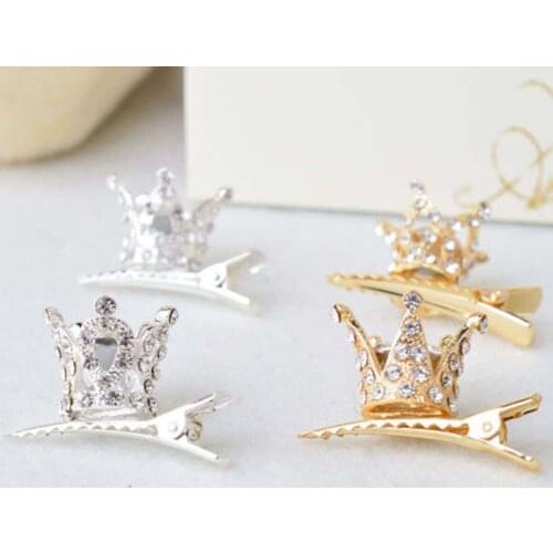 1 Pc Fashion Sequin Crown Party Alligator Hair Barrette Clip Hair Band Gift Hair Care Styling Tools Beauty Accessories