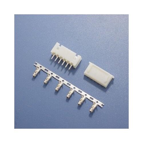 100 sets XH2.54 6P 6Pin Straight Pin Header+Terminal+Housing Connector
