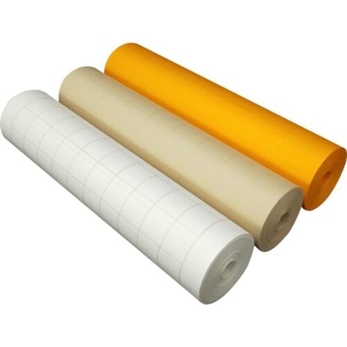 100M Chinese Rice Paper Calligraphy Creation Row Half-Ripe Roll Xuan Paper with Grids Chinese Painting Xuan Papers Three Colors