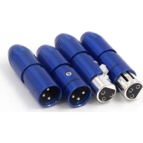 4pcs Hifi XLR Connector Balance Terminal 3 Pin Male XLR Plug For XLR Connectors for Diy