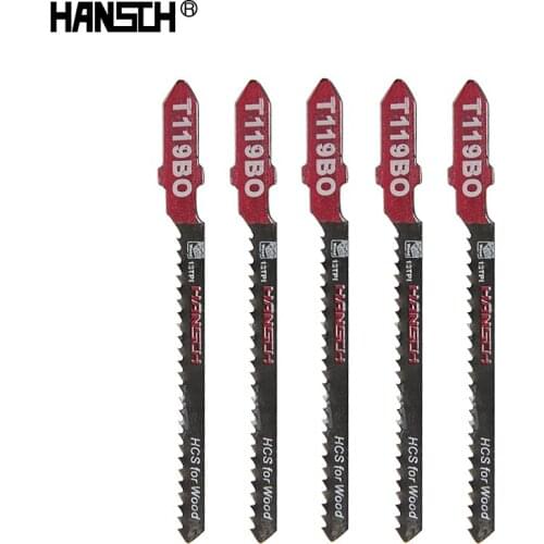 5Pcs Jig Saw Blades 76mm T119BO Fast Cutting Wood For Dewalt Bosch Metabo Makita Economic Power Tools