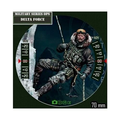 70mm scale US Army Seal Special Forces (including cliffs) Resin Model Kit Model Free ShippingFree Shipping
