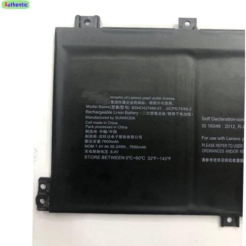 Original size battery 7600mah 7.4v 56.24wh BSNO427488-01 8S5B10L06248 Laptop Battery For Lenovo PCG-41311T PCG-41312T PCG-41314T