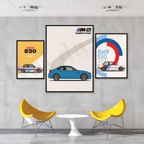 BMW e30 325i Art print/poster M2 Competition Art print/poster