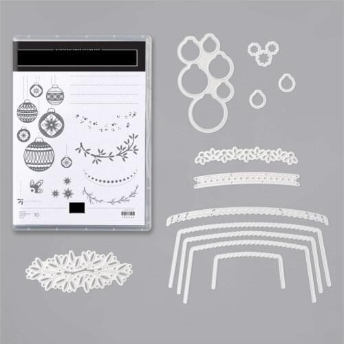 ORNAMENTAL Metal Cutting Dies and Stamps for Stencils Scrapbooking Photo Album Card Paper Embossing Christmas New Arrival 2021