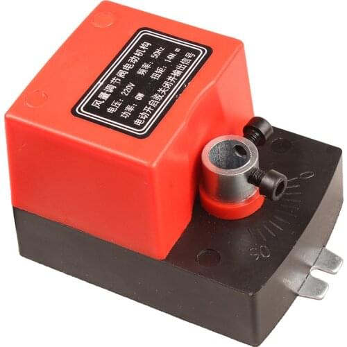 Actuator for Air damper valve electric air duct motorized damper for ventilation pipe valve with signal feedback 220V