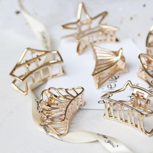 Classic Simple Casual Metal Hairpin Panda Love Five-Pointed Star Cat Cute Hair Accessories Bath Plate Hair Lazy Artifact