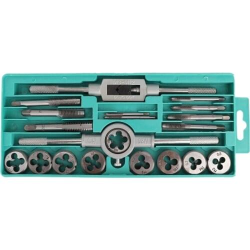 Tap Mold Kit M3-M12 Metric Tap and Die Kit Hand Tool Set Is Suitable for Craftsman Mechanics, Etc. Metric Wrenches