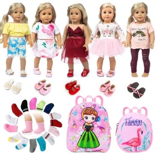 Beautiful Hu clothes, shoes, socks and bags For American Girl Doll 18 Inch Doll Clothes , Shoes are not included