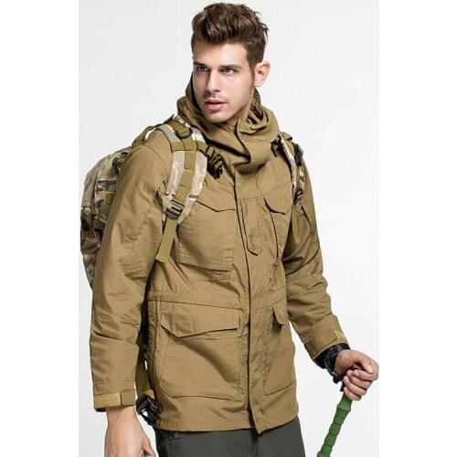 Outdoors Hiking Charge Clothes Classic Army Fans M65 Windbreaker Wear-resistant Warm Anti-fouling Waterproof Windproof Jackets