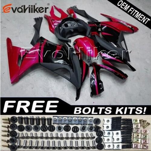 Motorcycle panels for ZX300R EX300 2013 2014 black Rose red EX 300 13 14 Injection mold ABS motorcycle panels Body Kit