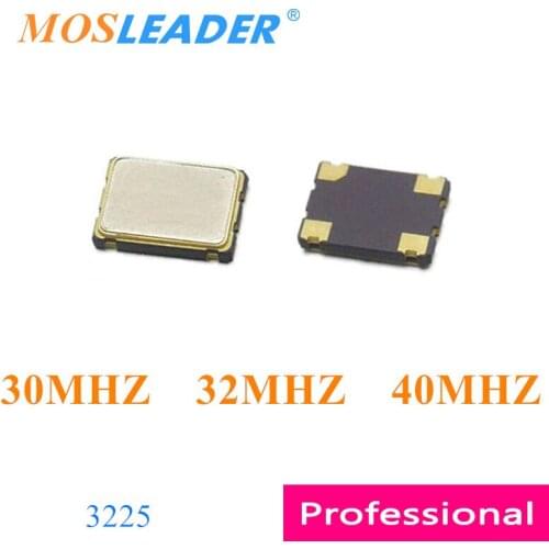 Mosleader 1000PCS 3000PCS 3225 4P 30MHZ 32MHZ 40MHZ 3.2*2.5mm 30M 32M 40M Passive crystal oscillator SMD Crystals