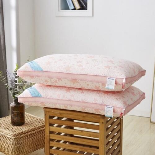 Sleep Pillows Pentagram Knitted Cotton Pillow Super Stretch Neck Pillow for Sleeping Hotel Home Supplies Health Care Bed Pillows