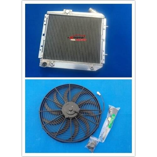 Aluminum Alloy Radiator+FAN For Renault 5 Super 5 / R5 9 / 11 GT Turbo 1985-1991 AT 86 87 88 89 90