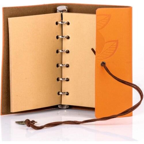 Retro Notebook Diary Notepad Literature PU Leather Note Book Stationery Gifts Traveler Journal Planners Office School Supplies