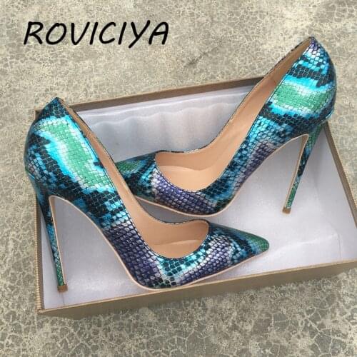 ROVICIYA Womens High-heeled Shoes