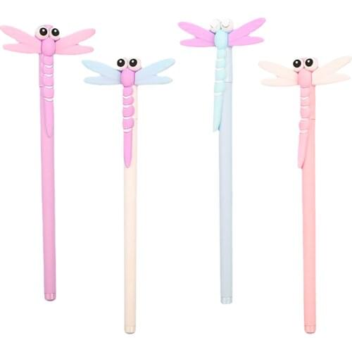 0.5mm Writing Cute Gel Pens Quick Drying Black Ink for Office Accessories School Student Learning Kawaii Stationary Supplies
