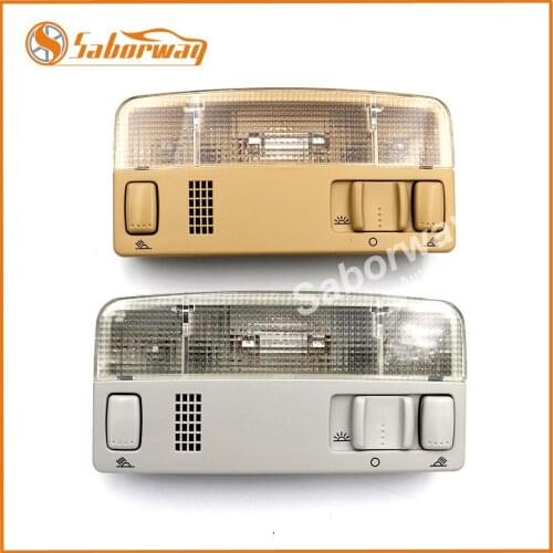 Saborway Gray and Beige Dome Light Reading Lamp For Passat B5 Polo Touran Golf MK4 Octavia 1TD 947 105 3B0 947 105 C