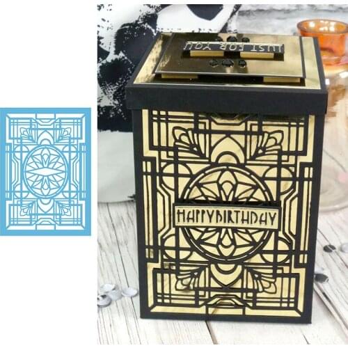 Vintage Magic Background Frame Metal Cutting Dies Stencil For Making Decor Diy Scrapbooking Photo Paper Cards Crafts New